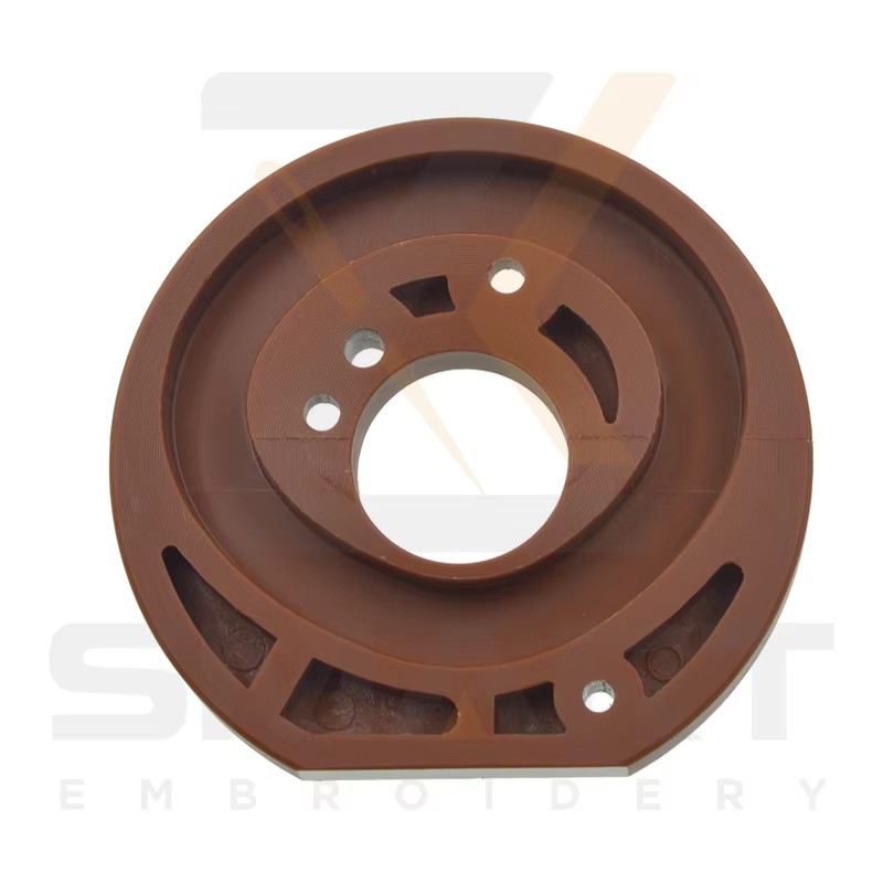 Split Tip 21mm Hole Presser Foot Cam Għal Magna tar-Rakkmu tat-Tajima A02P21STJ