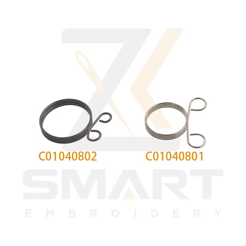 Upper Thread Hook Ritorn Spring JE0501000000 Għall-Partijiet tal-Magna tar-Rakkmu tat-Tajima C01040801 C01040802