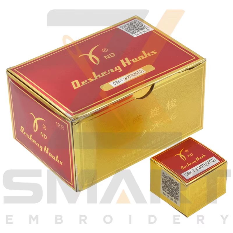 Desheng Rotary Hook DSH-7.94ATR (MTQ) biex tissostitwixxi Koban KHS12-RYP għal partijiet tal-magna tar-rakkmu Ċiniż ta 'Barudan ta' SWF SWF Barudan