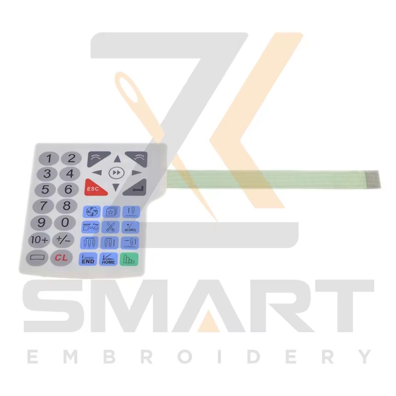 Keypad oriġinali ta 'Ricoma 03150210er Partijiet tal-magna tar-rakkmu Ċiniż E17-KP01